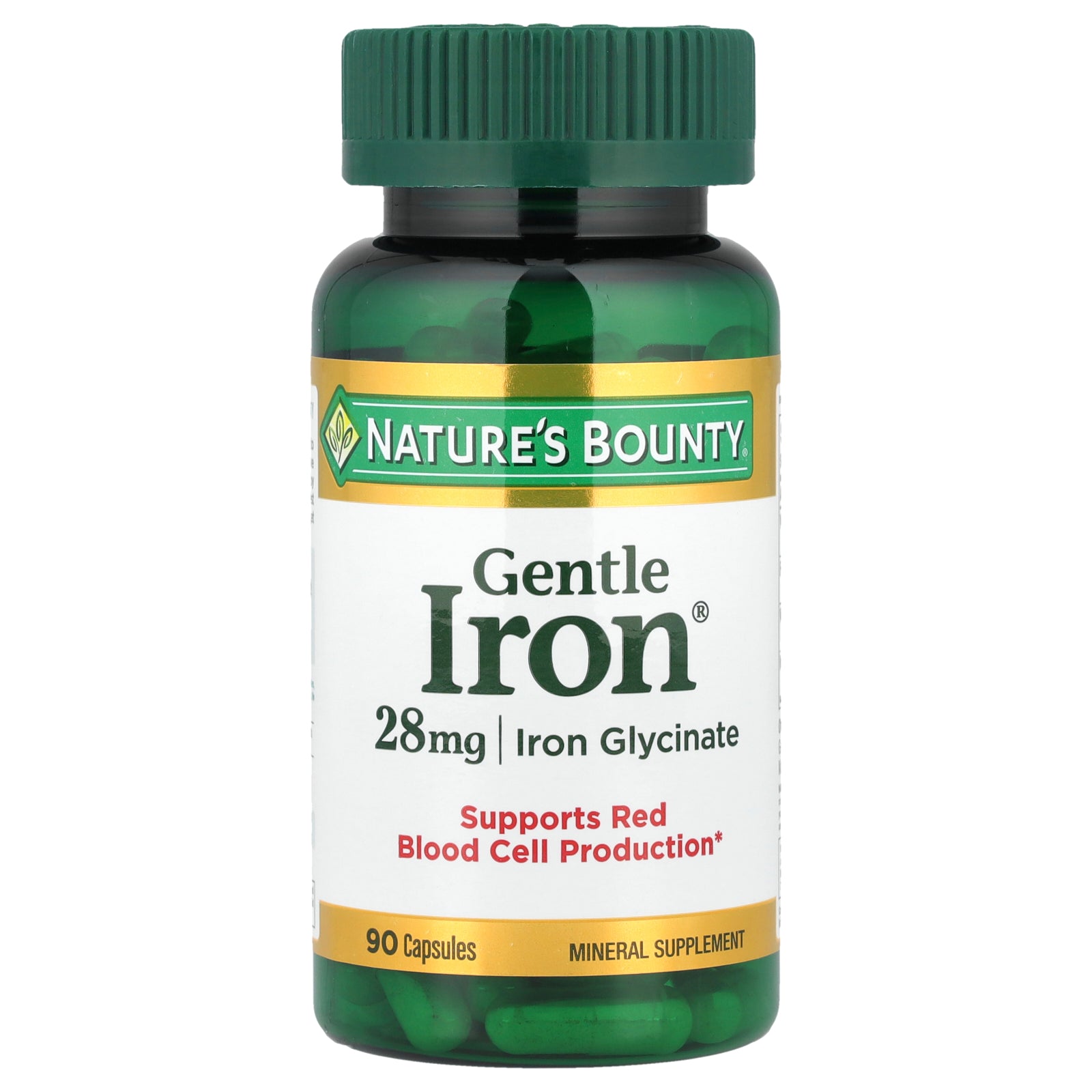 Nature's Bounty, Gentle Iron®, 90 Capsules