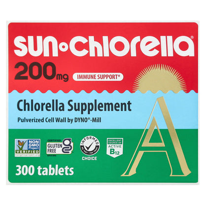 Sun Chlorella, Chlorella Supplement, 200 mg, 300 Tablets