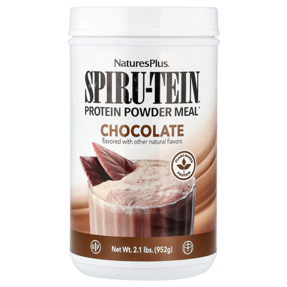 NaturesPlus, Spiru-Tein®, Protein Powder Meal, Chocolate, 2.1 lbs (952 g)