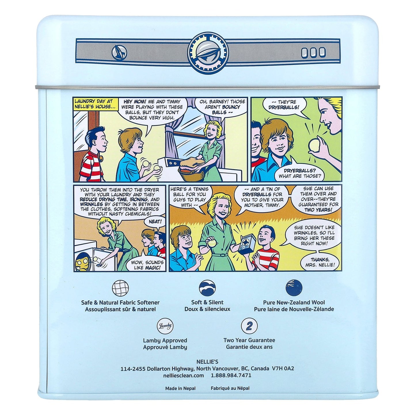 Nellie's, Lamby Dryerballs, 4 Pack
