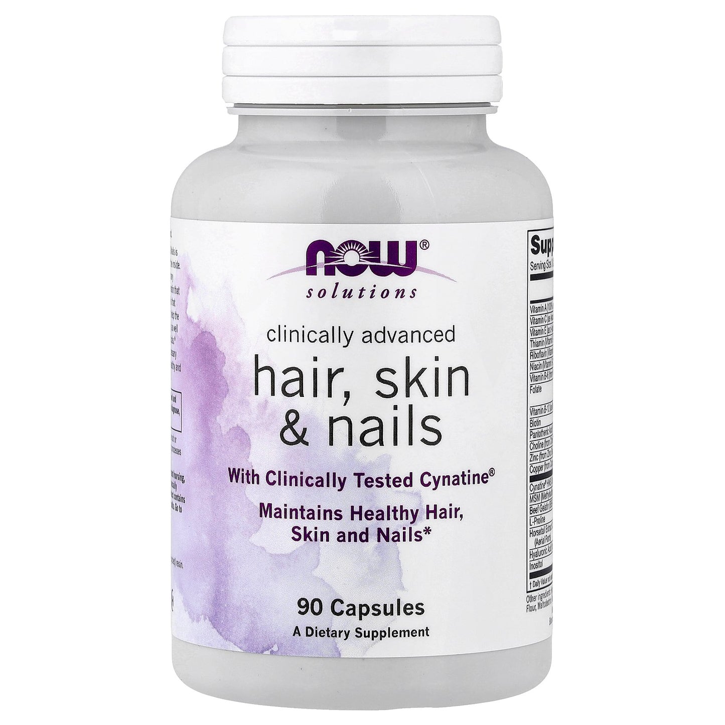 NOW Foods, Solutions, Clinically Advanced Hair, Skin & Nails, 90 Capsules