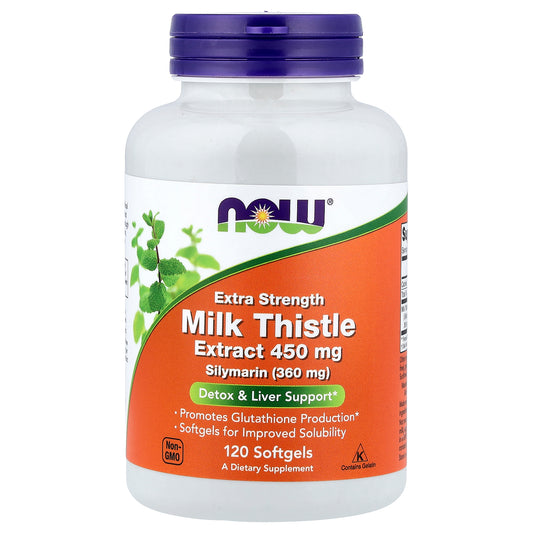 NOW Foods, Milk Thistle Extract, 450 mg, 120 Softgels