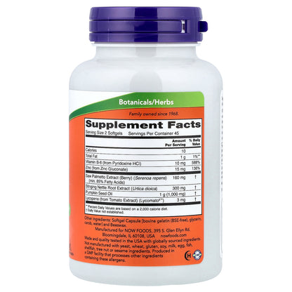 NOW Foods, Prostate Support, 90 Softgels