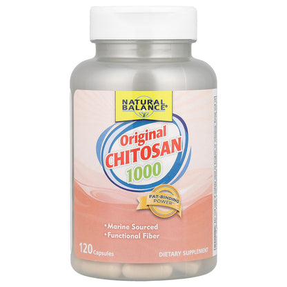 Natural Balance, Chitosan, 120 Vegcaps (250 mg per Capsule)