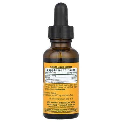 Herb Pharm, Ginkgo Biloba, 1 fl oz (30 ml)