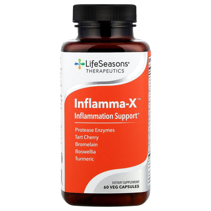 LifeSeasons, Inflamma-X™, Inflammation Support, 60 Veg Capsules