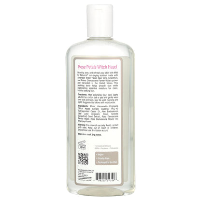 Mild By Nature, Witch Hazel, Alcohol-Free, Rose Petals, 12 fl oz (355 ml)