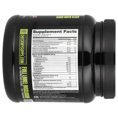 NutraBio, Intra Blast, Intra Workout Amino Fuel, Tropical Fruit Punch, 1.6 lb (717 g)