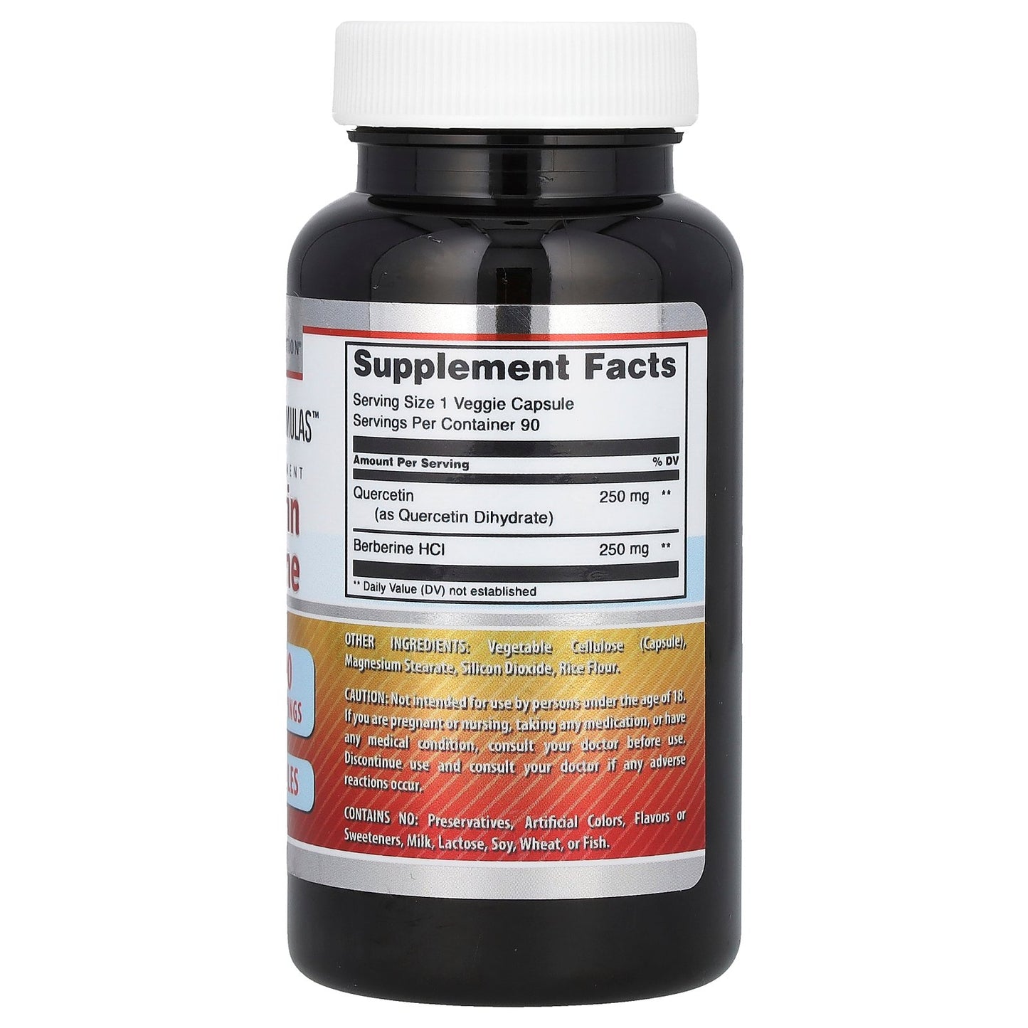 Amazing Nutrition, Amazing Formulas, Quercetin Berberine, 90 Veggie Capsules