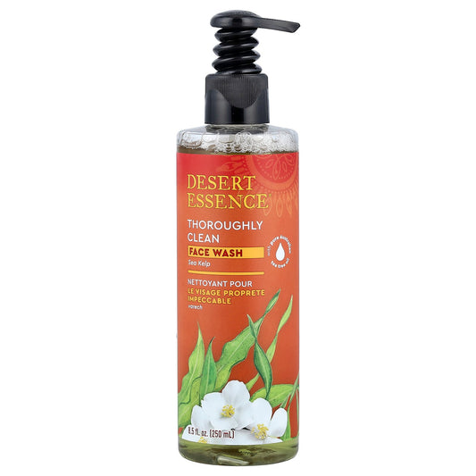 Desert Essence, Thoroughly Clean Face Wash, Sea Kelp, 8.5 fl oz (250 ml)