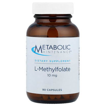 Metabolic Maintenance, L-Methylfolate, 10 mg, 90 Capsules