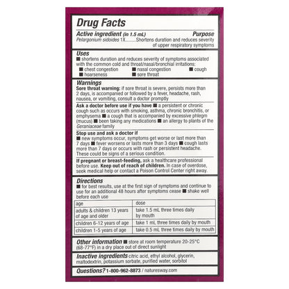 Nature's Way, Umcka® Cold Relief Drops, Ages 1+, 2 fl oz (59 ml)