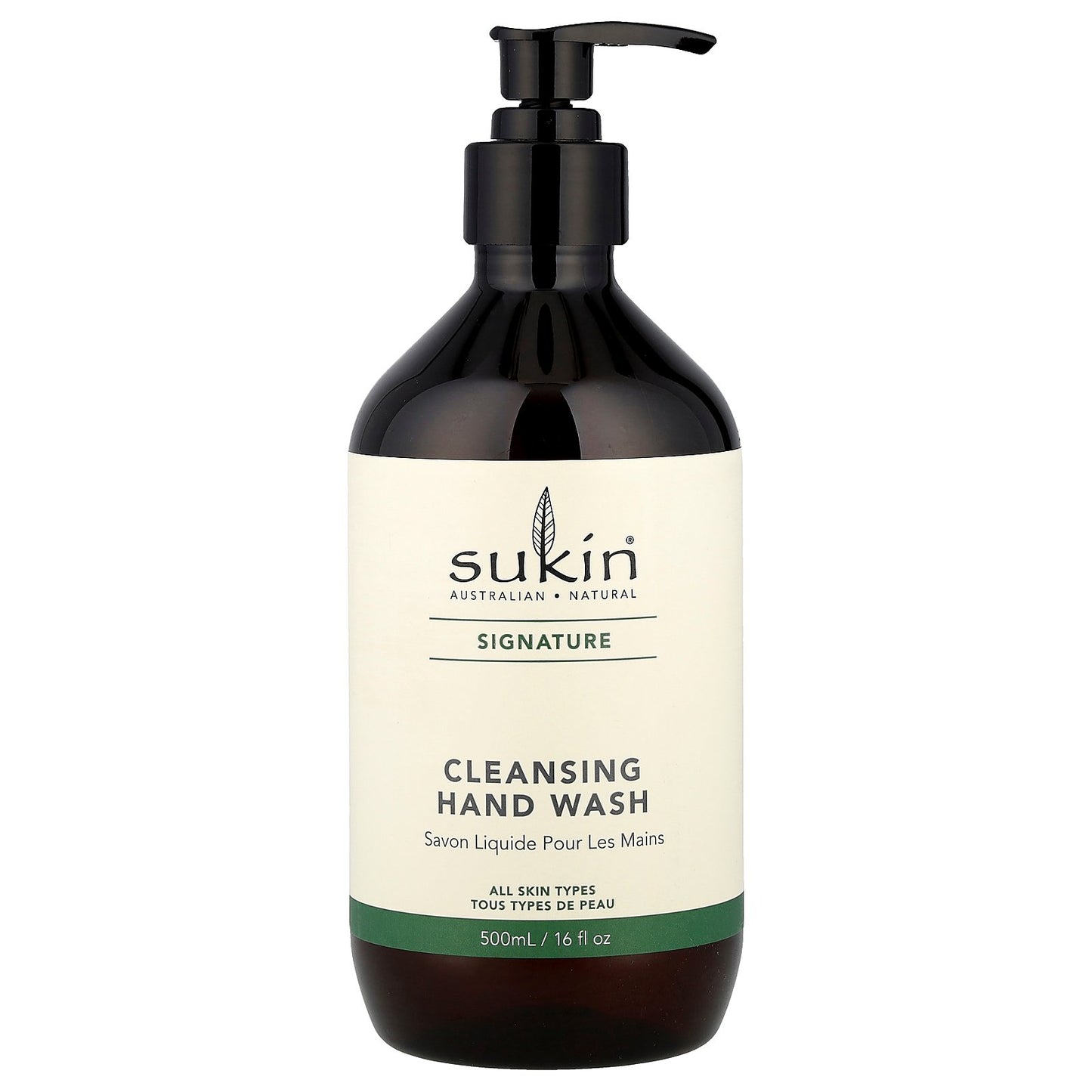 Sukin, Signature, Cleansing Hand Wash, All Skin Types , 16 fl oz (500 ml)