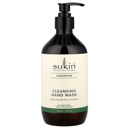Sukin, Signature, Cleansing Hand Wash, All Skin Types , 16 fl oz (500 ml)