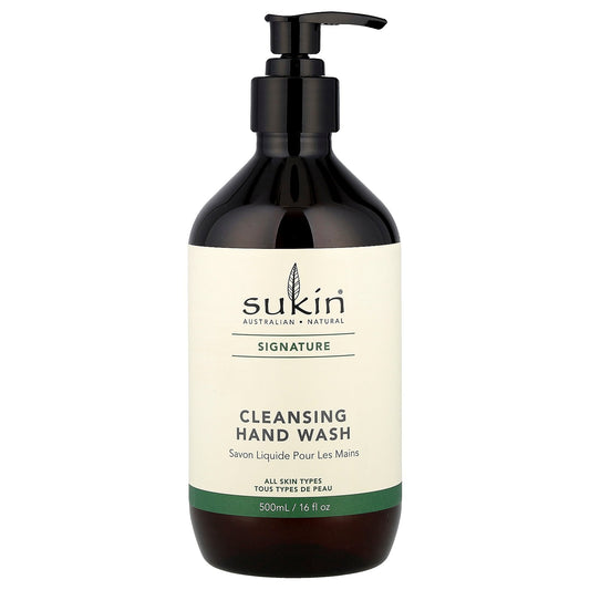 Sukin, Signature, Cleansing Hand Wash, All Skin Types , 16 fl oz (500 ml)