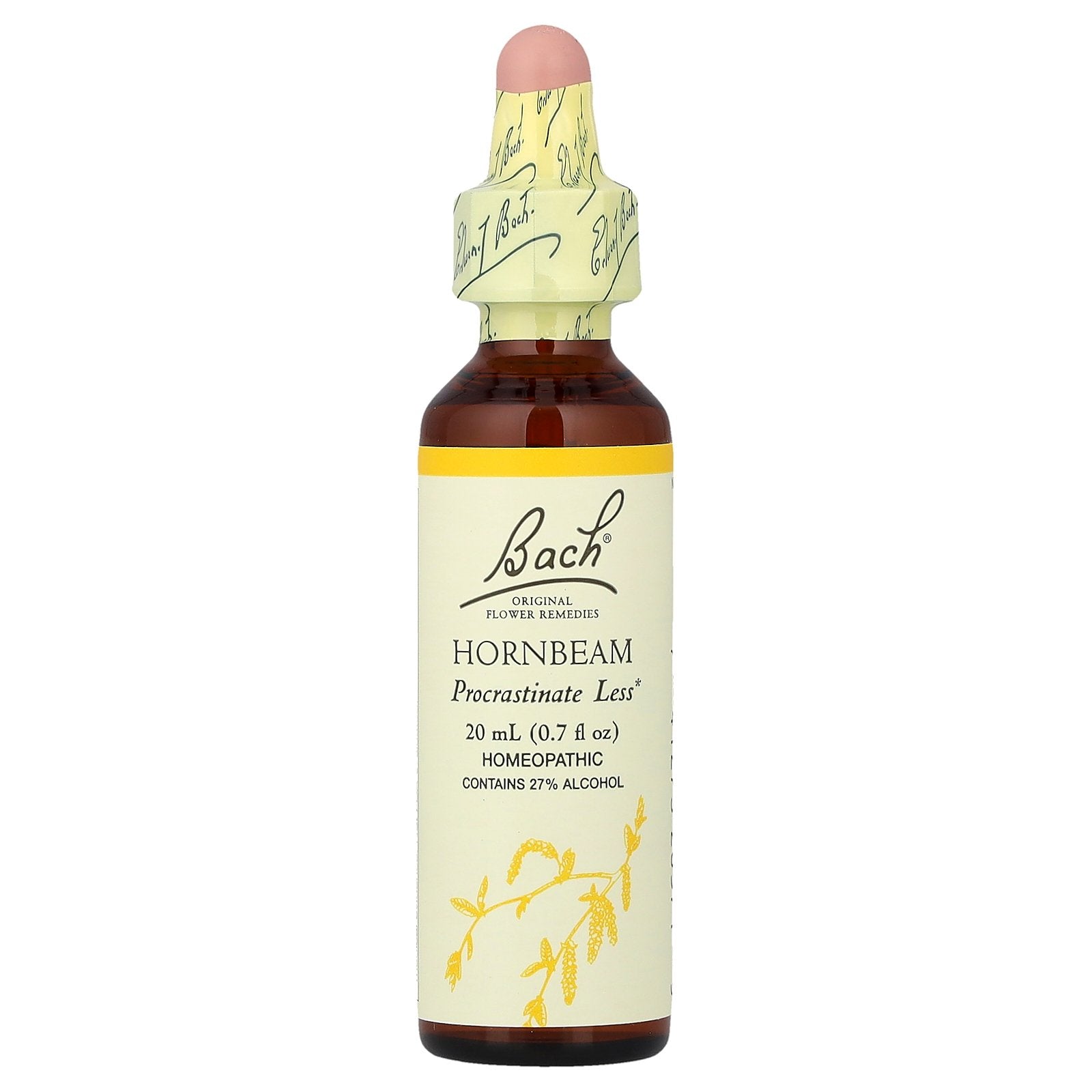 Bach, Original Flower Remedies, Hornbeam, 0.7 fl oz (20 ml)