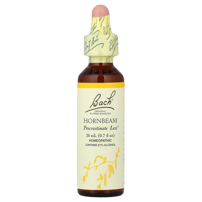 Bach, Original Flower Remedies, Hornbeam, 0.7 fl oz (20 ml)