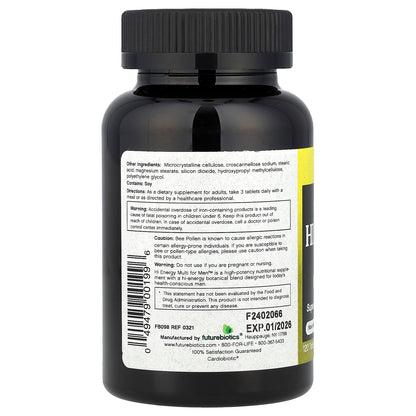 Futurebiotics, Hi Energy Multi, For Men™, 120 Tablets