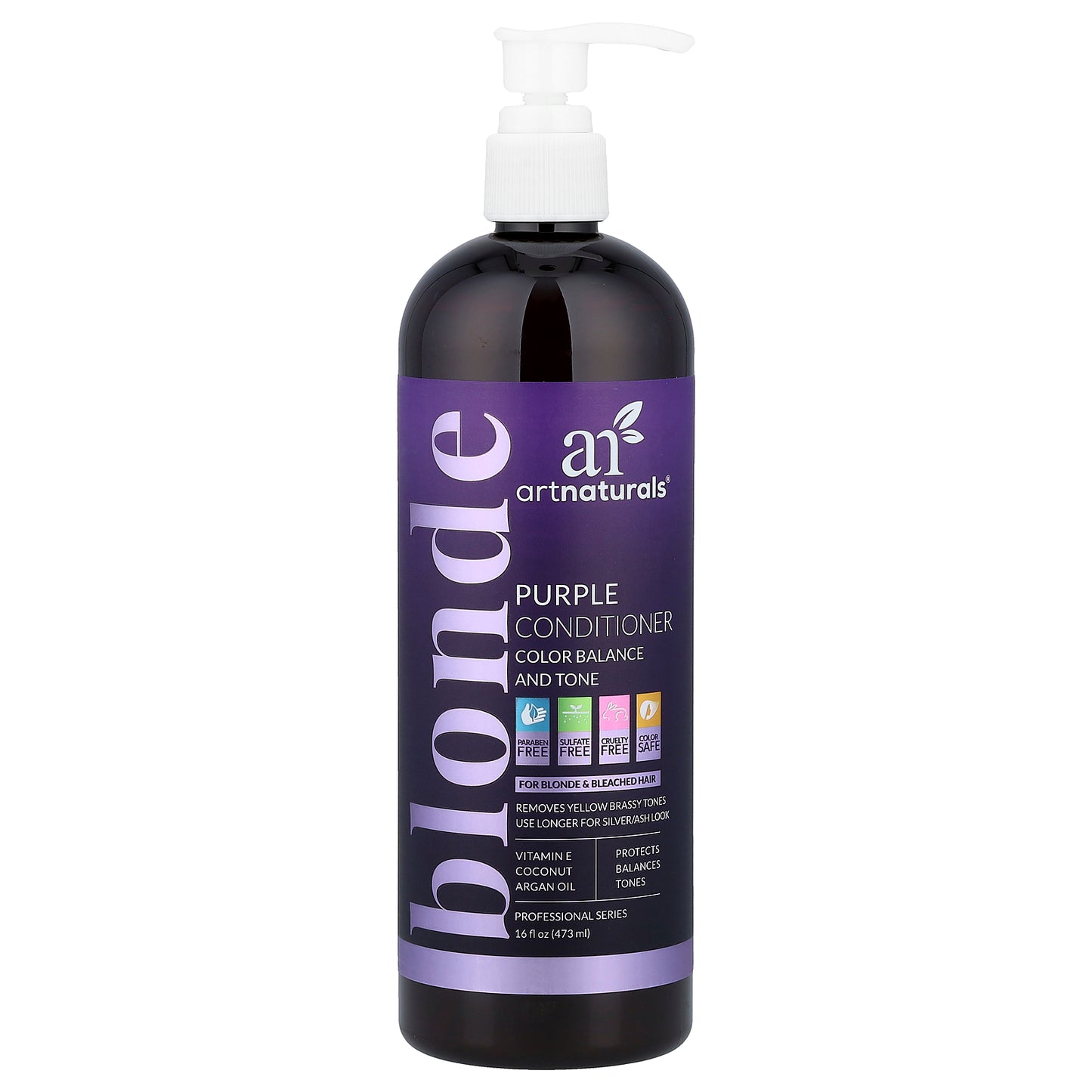 artnaturals, Purple Conditioner, For Blonde & Bleached Hair, 16 fl oz (473 ml)