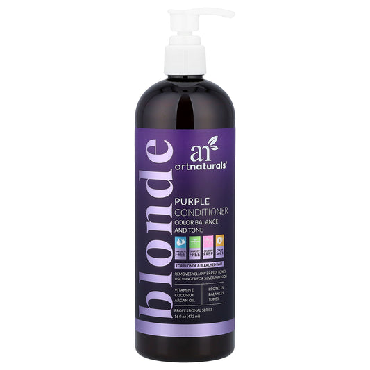 artnaturals, Purple Conditioner, For Blonde & Bleached Hair, 16 fl oz (473 ml)