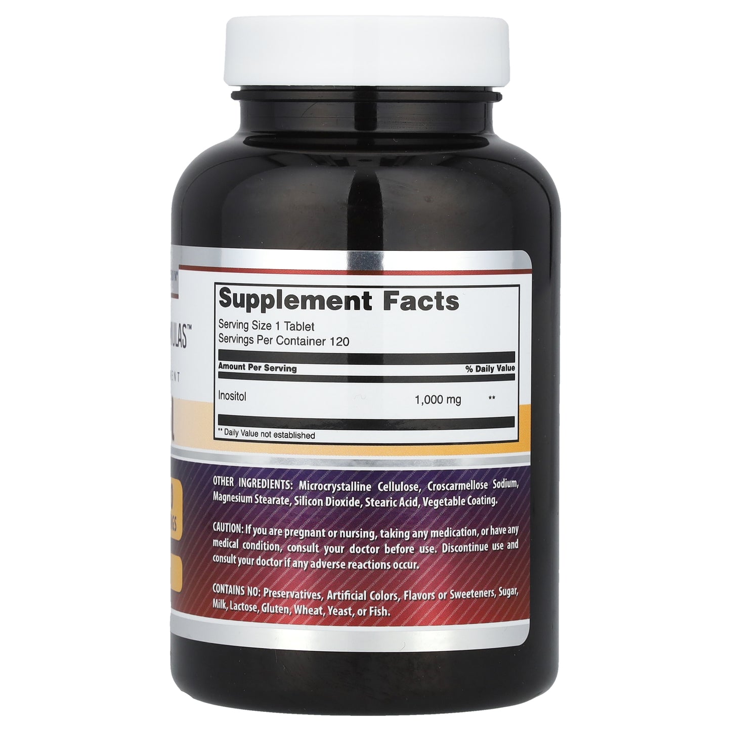 Amazing Nutrition, Amazing Formulas™, Inositol, 1,000 mg, 120 Tablets
