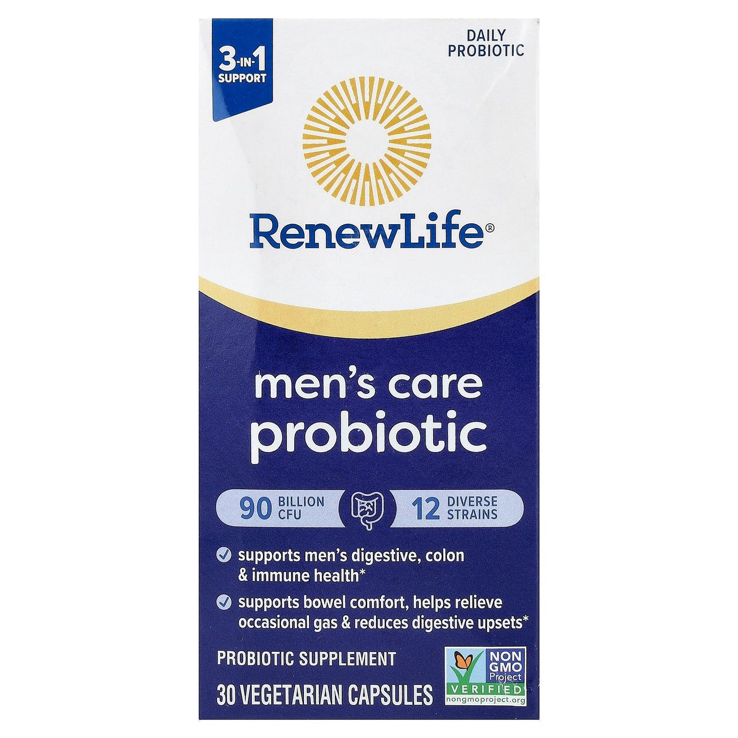 Renew Life, Men's Care Probiotic, 30 Vegetarian Capsules