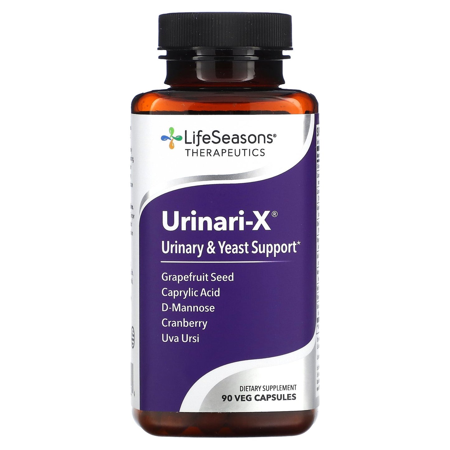 LifeSeasons, Urinari-X, Urinary & Yeast Support, 90 Veg Capsules