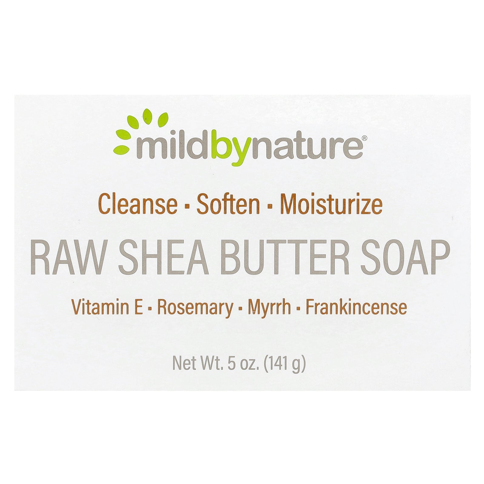 Mild By Nature, Raw Shea Butter Bar Soap, 5 oz (141 g)