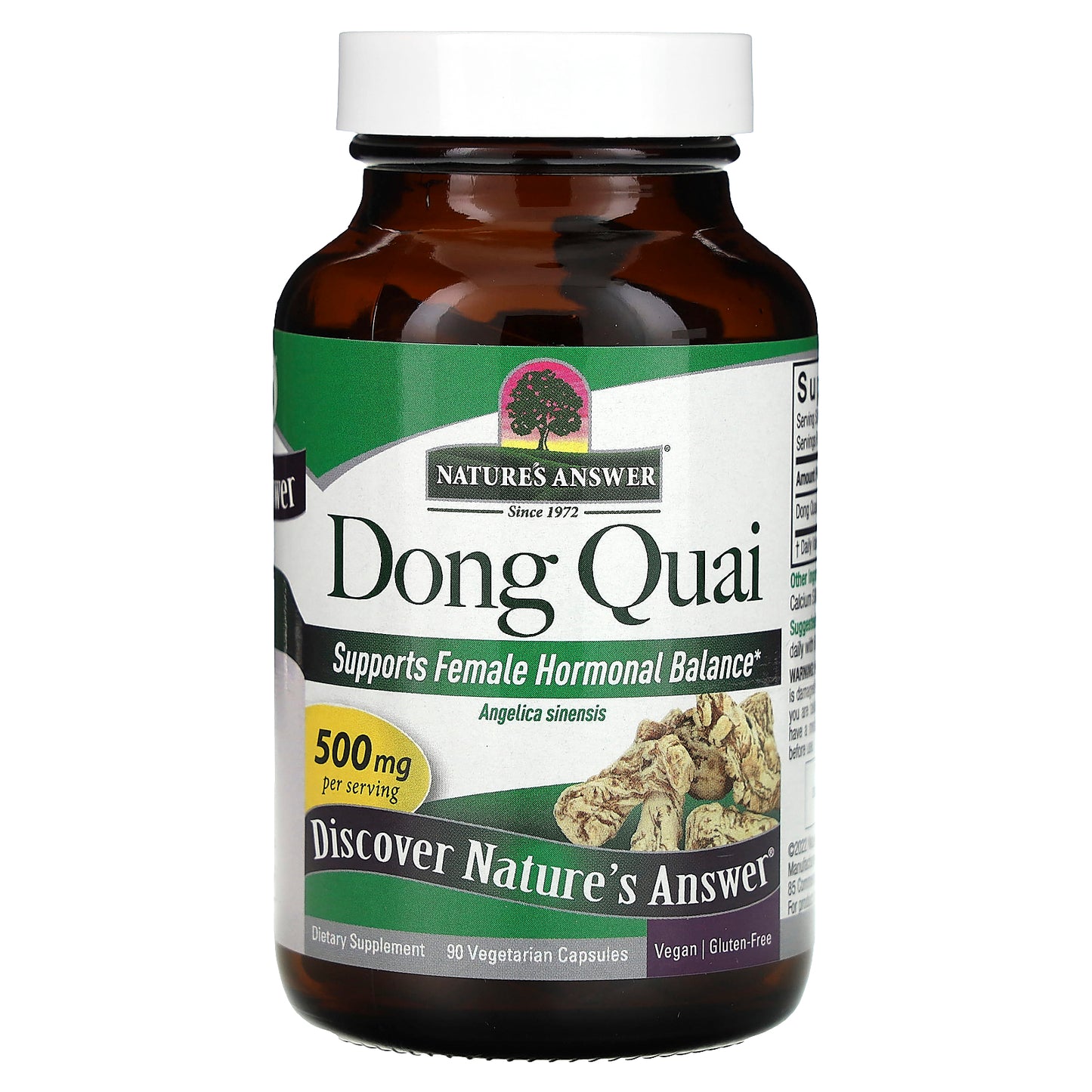 Nature's Answer, Dong Quai, 500 mg, 90 Vegetarian Capsules