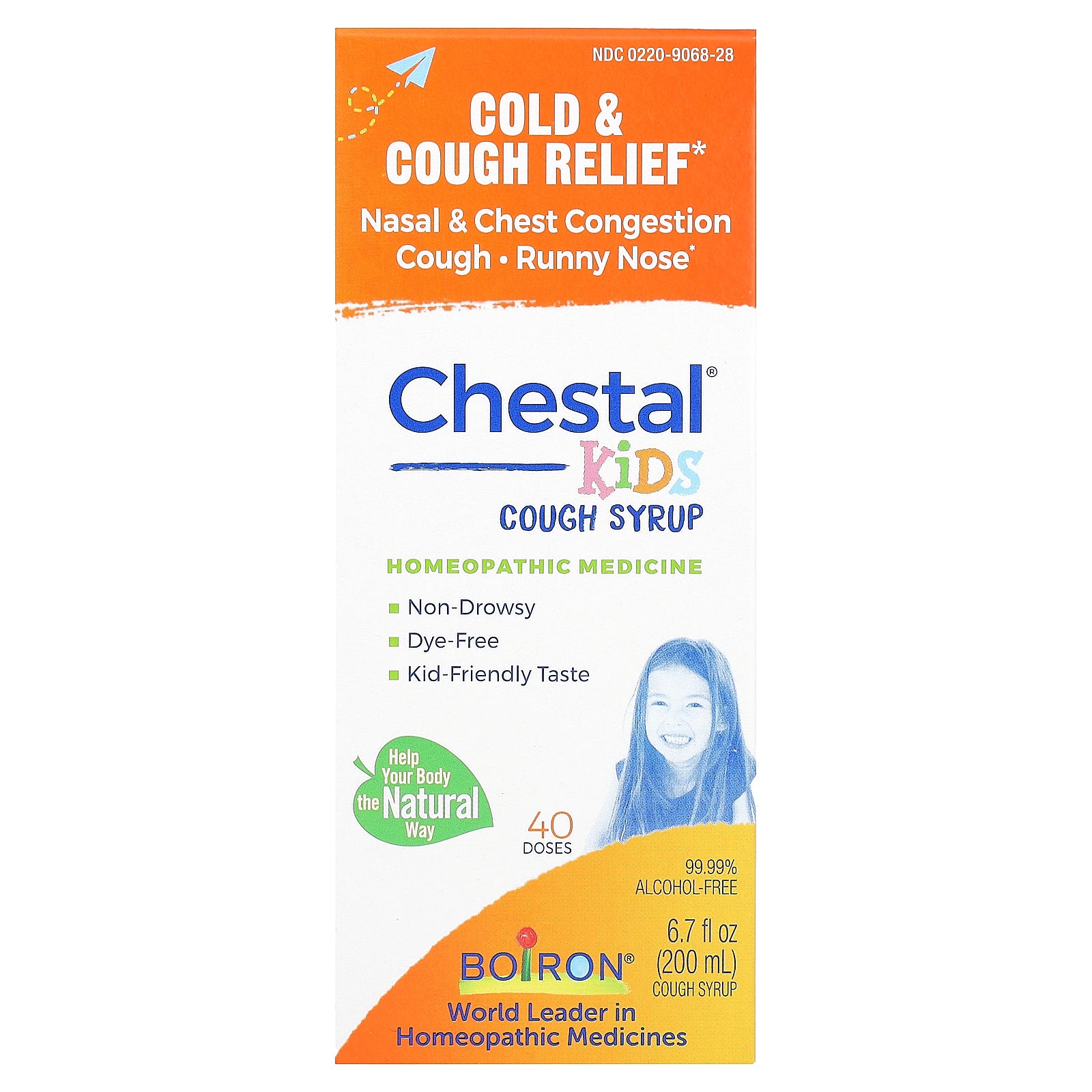 Boiron, Chestal, Kids Cough Syrup, 6.7 fl oz (200 ml)