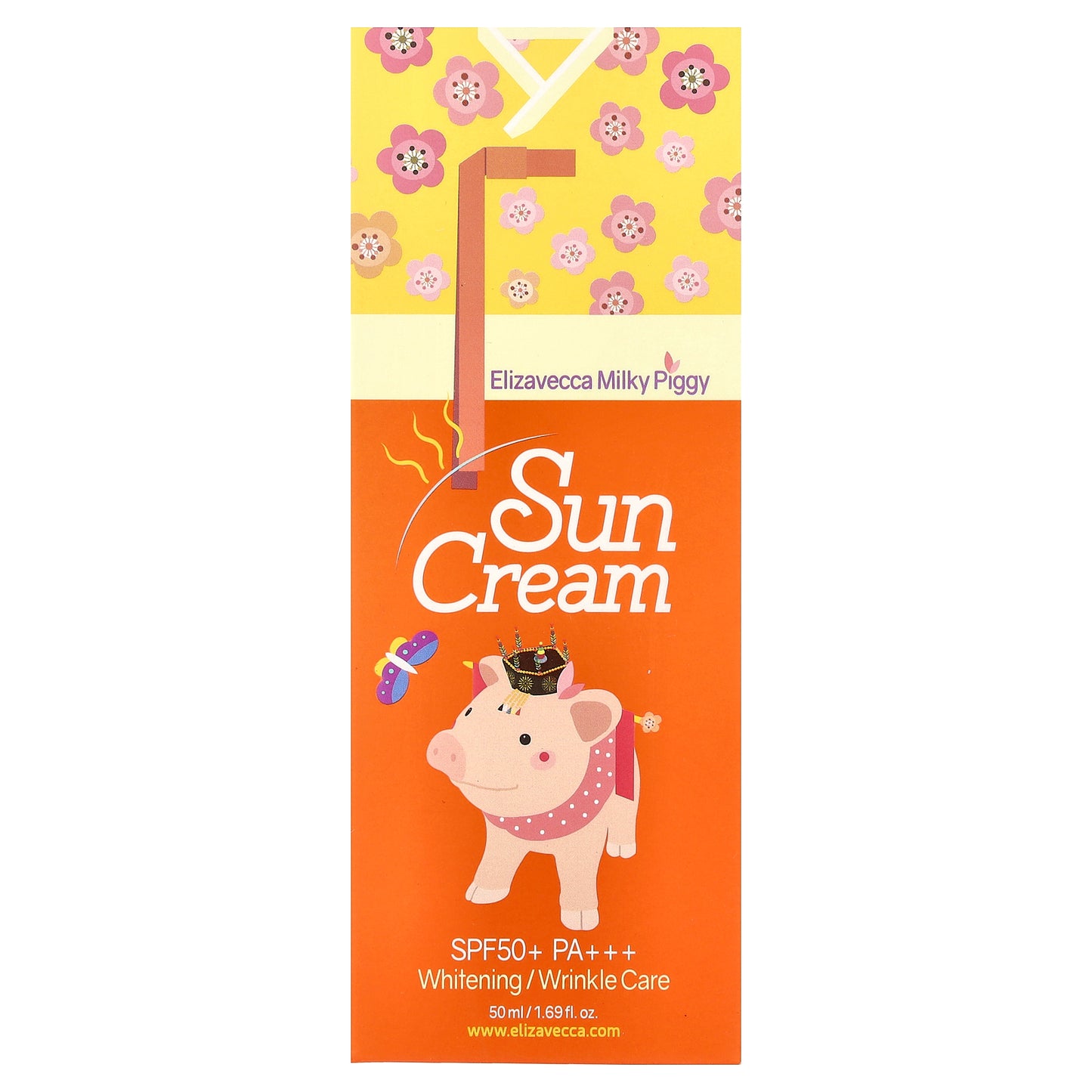 Elizavecca, Milky Piggy, Sun Cream, SPF 50+, PA+++, 1.69 fl. (50 ml)