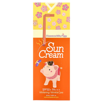 Elizavecca, Milky Piggy, Sun Cream, SPF 50+, PA+++, 1.69 fl. (50 ml)