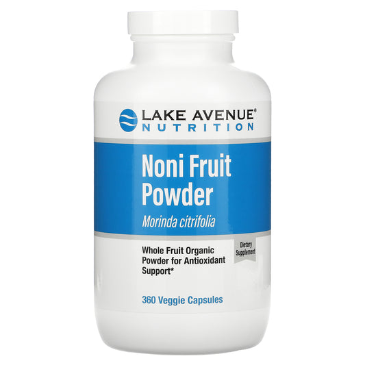 Lake Avenue Nutrition, Noni Fruit Powder, 650 mg, 360 Veggie Capsules