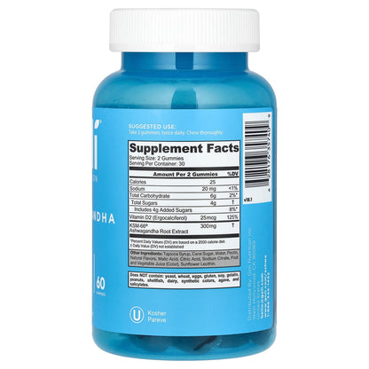 Goli Nutrition, Ashwagandha Gummies, 60 Gummies