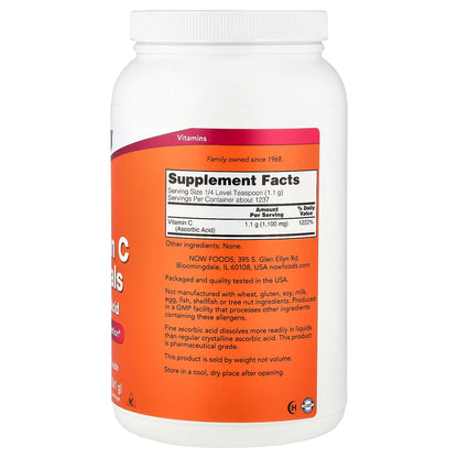 NOW Foods, Vitamin C Crystals, 3 lbs (1,361 g)