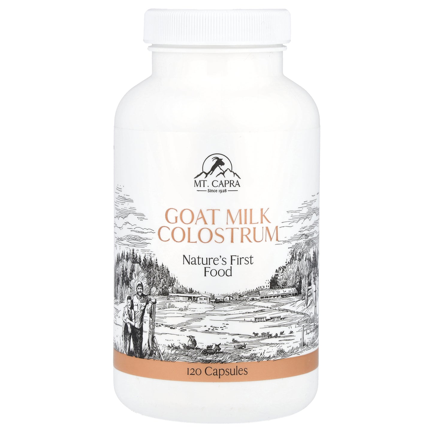 Mt. Capra, Goat Milk Colostrum, 120 Capsules