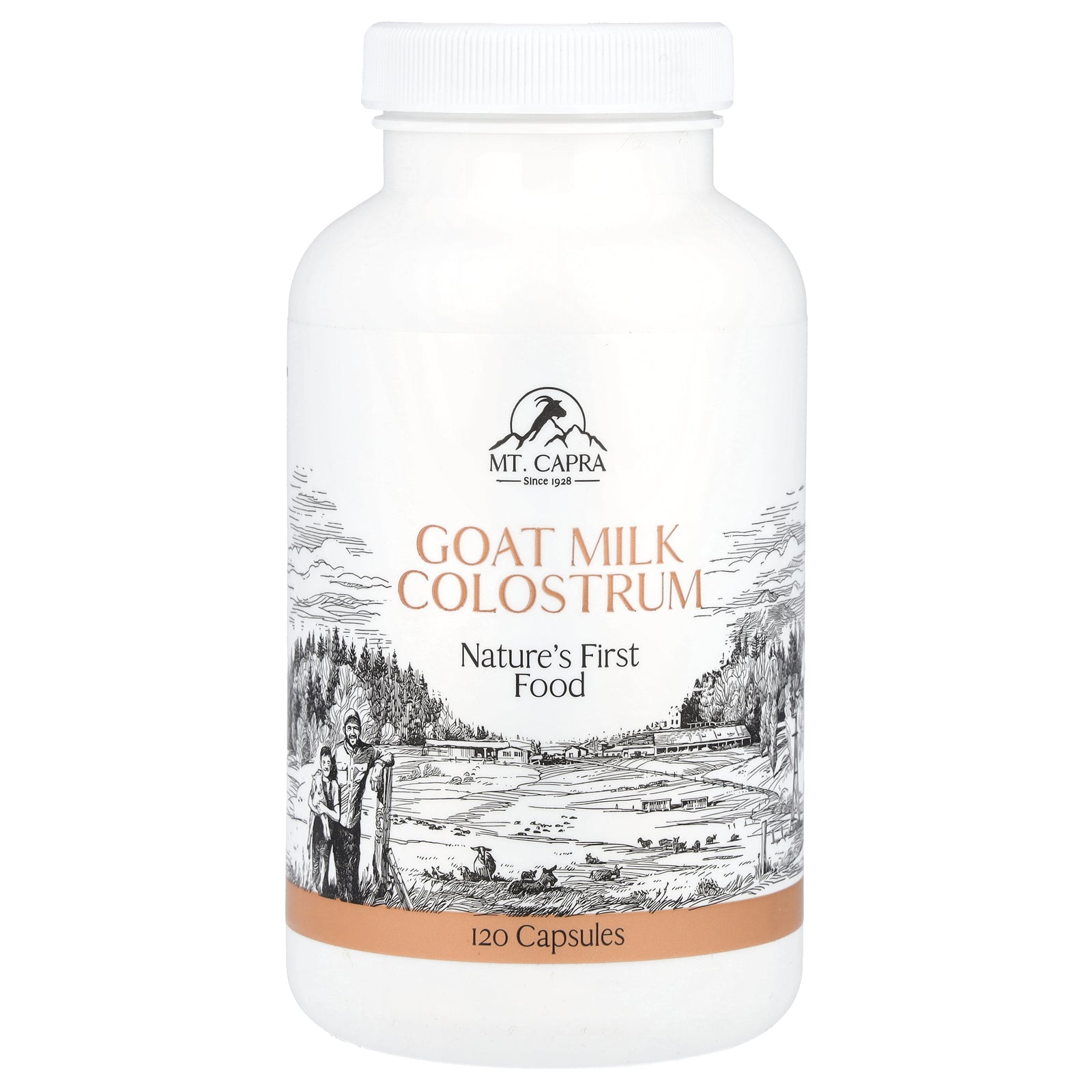 Mt. Capra, Goat Milk Colostrum, 120 Capsules