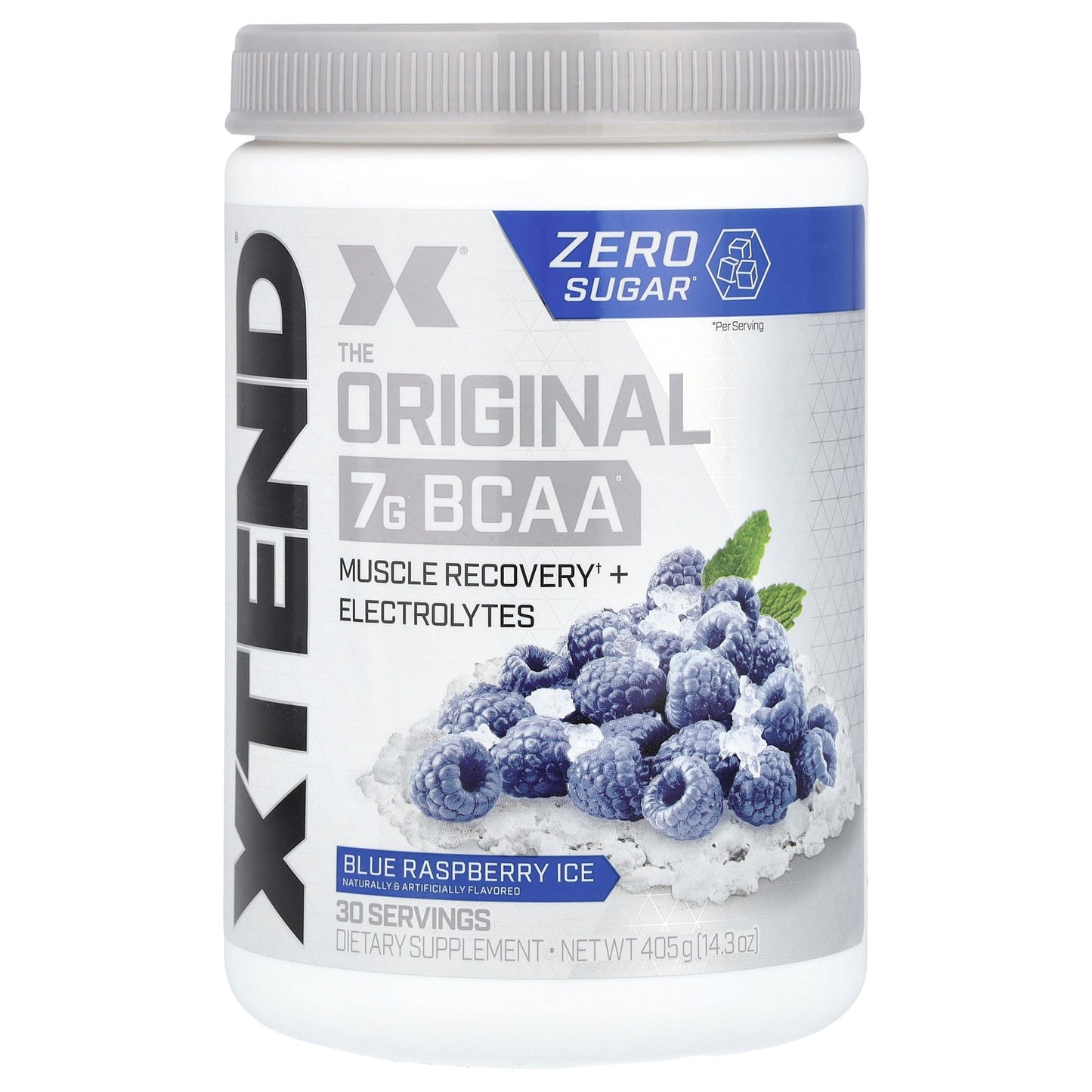 XTEND, 7G BCAA, Blue Raspberry Ice, 14.3 oz (405 g)