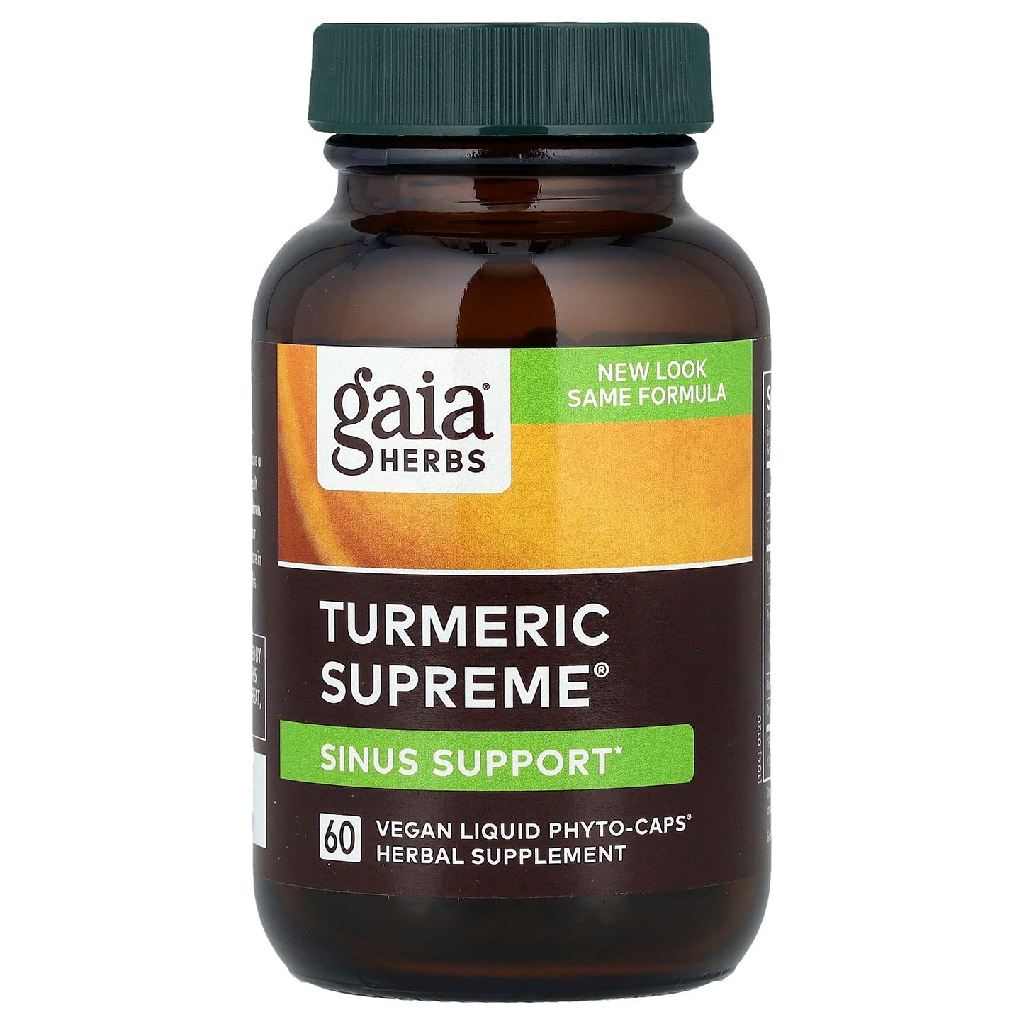 Gaia Herbs, Turmeric Supreme®, Sinus Support, 60 Liquid Phyto-Caps®