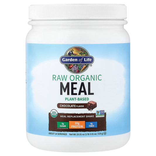 Garden of Life, RAW Organic Meal Replacement Shake, Chocolate, 19.01 oz (539 g)