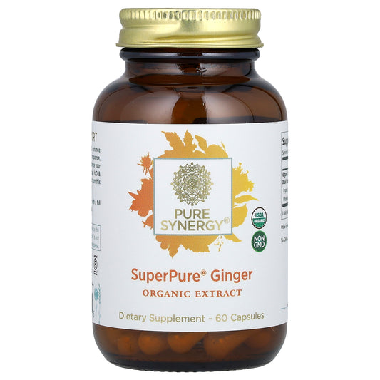 Pure Synergy, SuperPure® Ginger, 60 Capsules