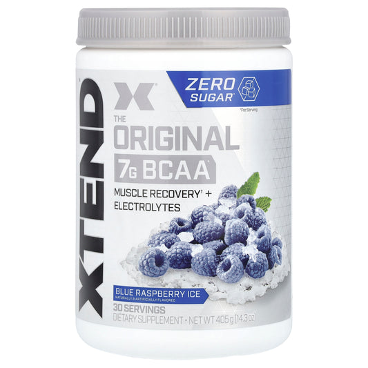 XTEND, The Original 7G BCAA, Blue Raspberry Ice, 14.3 oz (405 g)