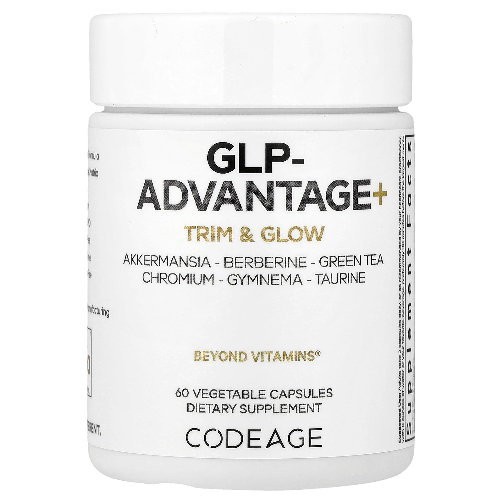 Codeage, GLP-Advantage+, 60 Vegetable Capsules