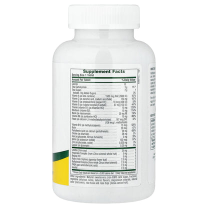 NaturesPlus, Adult's Chewable Multivitamin & Mineral, Pineapple, 90 Tablets