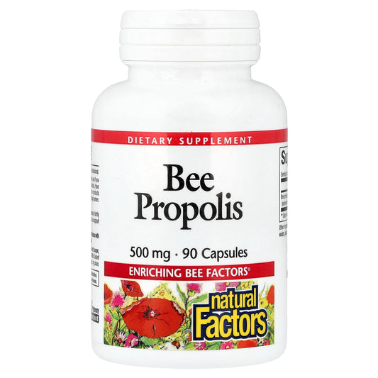 Natural Factors, Bee Propolis, 500 mg, 90 Capsules