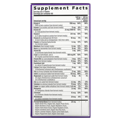 New Chapter, Advanced Perfect Prenatal Multivitamin, 270 Vegetarian Tablets