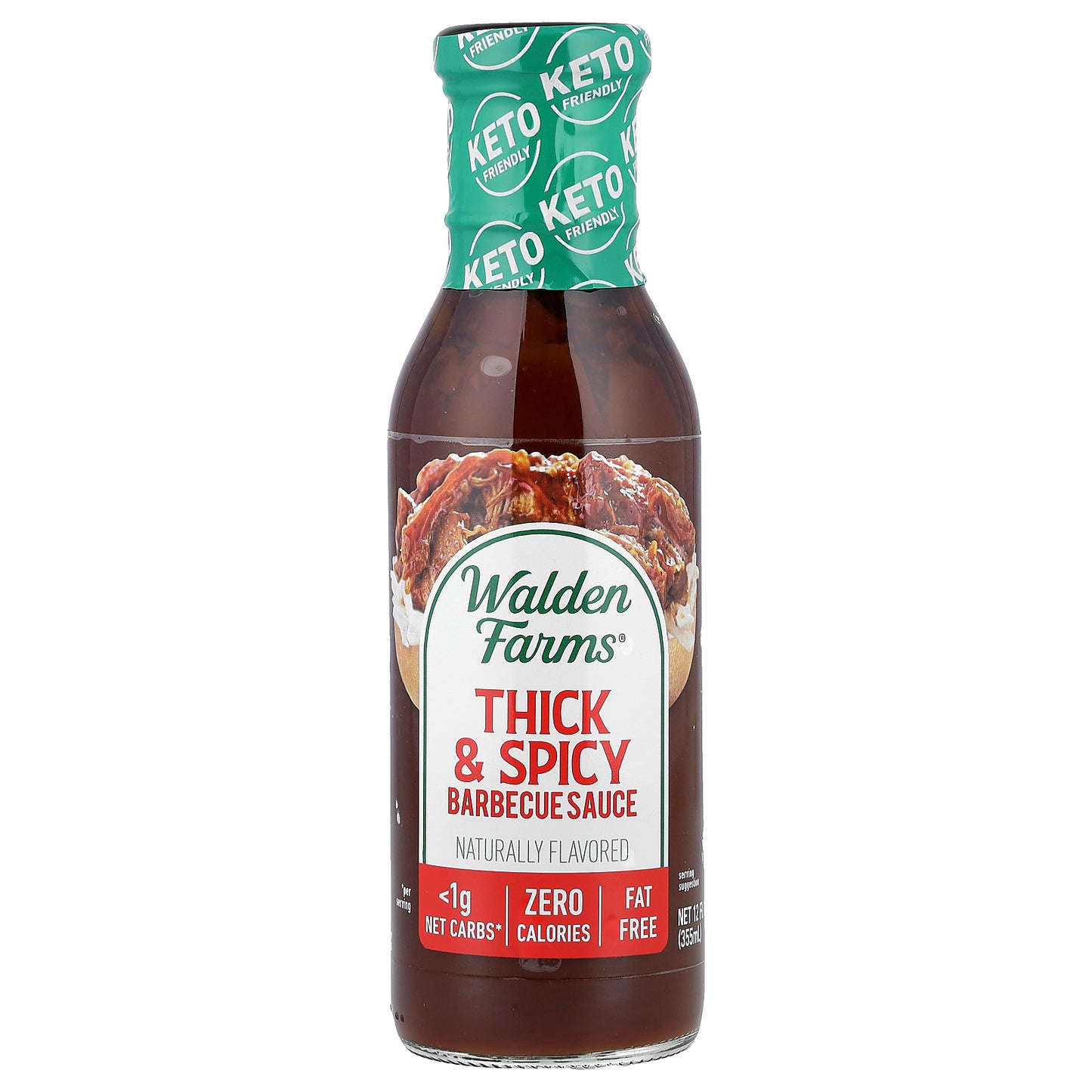 Walden Farms, Thick & Spicy Barbecue Sauce, 12 fl oz (355 ml)
