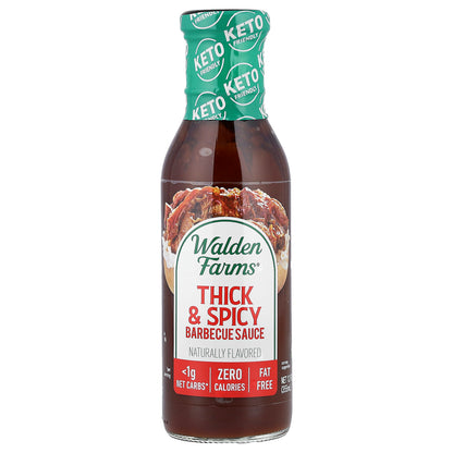 Walden Farms, Thick & Spicy Barbecue Sauce, 12 fl oz (355 ml)