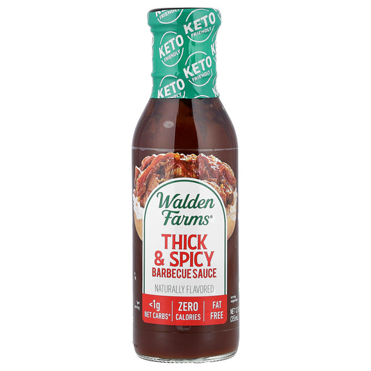 Walden Farms, Thick & Spicy Barbecue Sauce, 12 fl oz (355 ml)