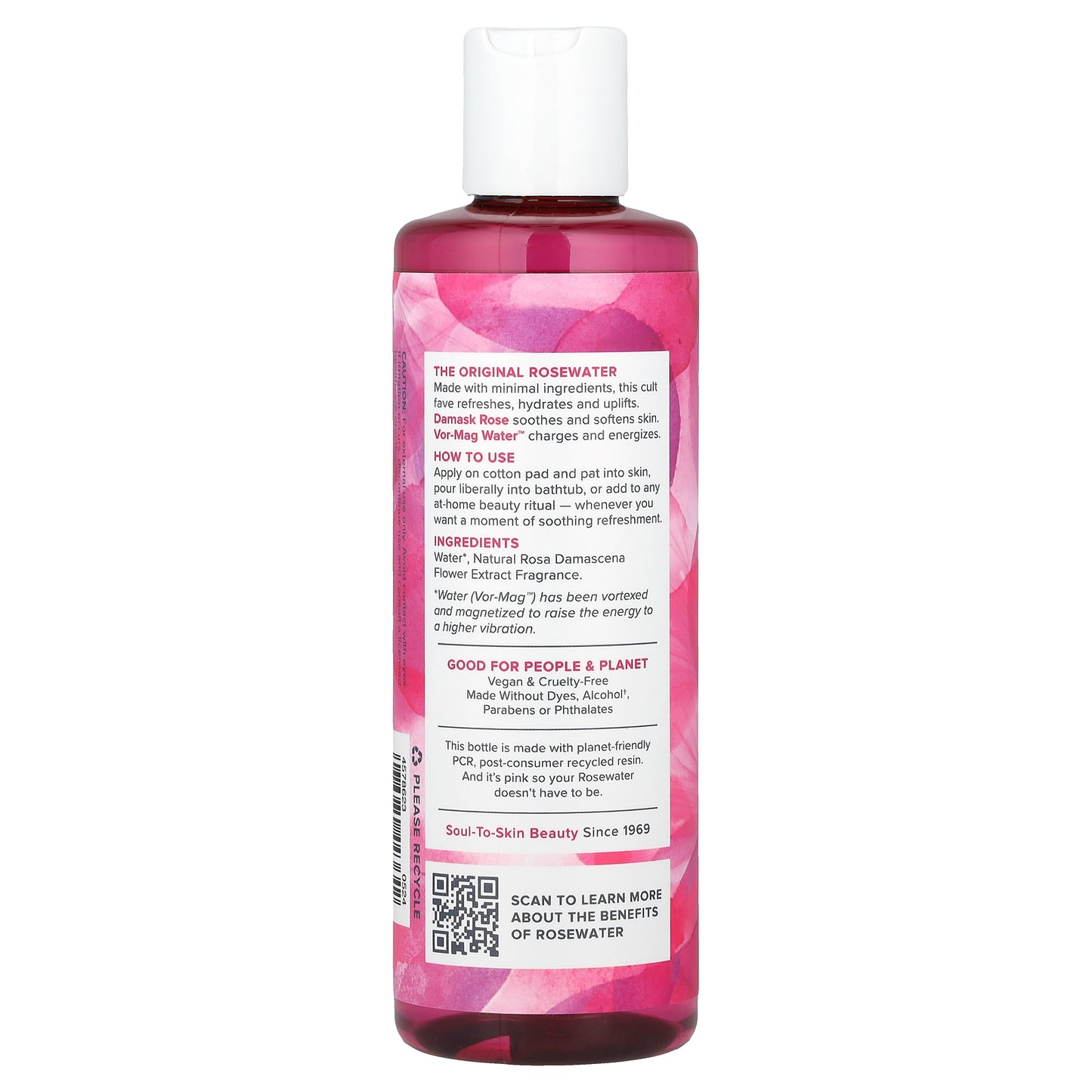 Heritage Store, Rosewater Refreshing Facial Splash, 8 fl oz (237 ml)
